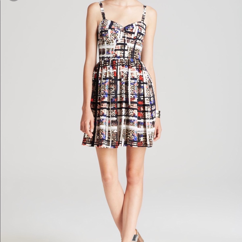 Amanda Uprichard Geo Leopard Dress